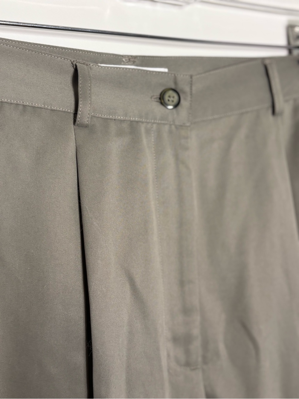 Vintage 80s IZOD Gray Pleated Trouser Pants Women Size 6 Career Straight Leg - Picture 3 of 5
